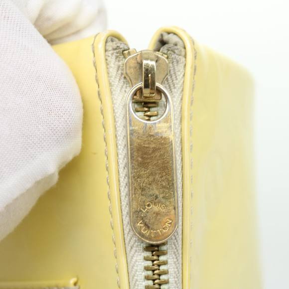 LOUIS VUITTON Monogram Vernis Rosewood Avenue Hand Bag Pearl M93507 Auth 30815 - Picture 9 of 10